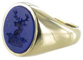 Lapis Lazuli Signet Ring.